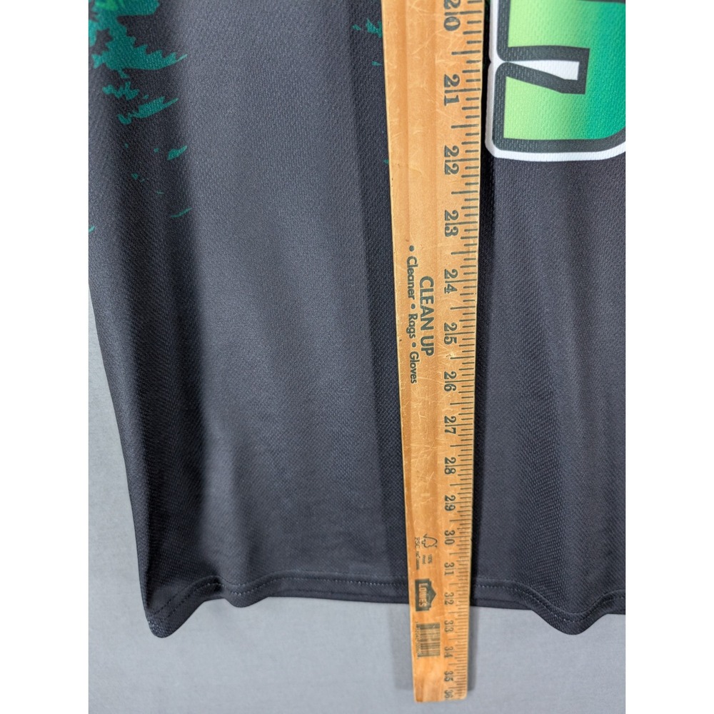 PNW SNKRHEDZ Basketball Jersey Green Black Cochenour 55 Mens Size Large - Picture 4 of 6